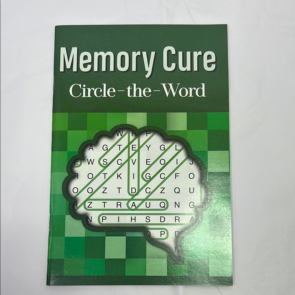 Memory Cure Circle-the-Word Puzzle Book NEW - Picture 1 of 2